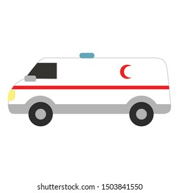 illustration of Ambulance vector - Vektör Cartoon