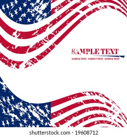 illustration of the American Flag