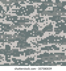 An illustration of American military digital desert camouflage. Vector EPS 10 available. Pattern is able to be tiled.