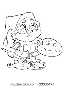 Illustration of the amusing gnome