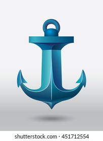 Illustration anchor.It can be used as a poster, logo or advertisement.