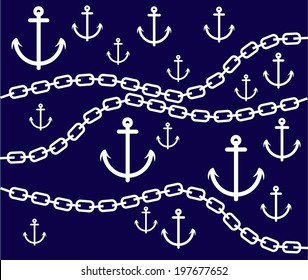 Illustration anchors and Chain