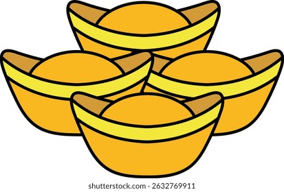 illustration of ancient chinese money