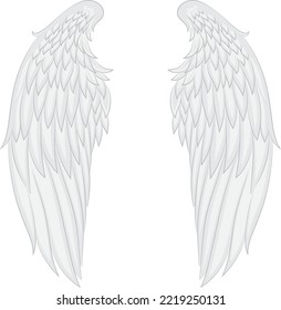 Illustration of Angel Wings Vector image