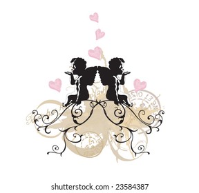 Illustration of angels