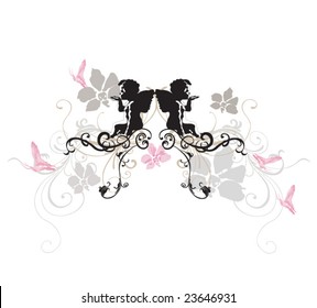 Illustration of angels