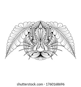 illustration of animal with a decorative style