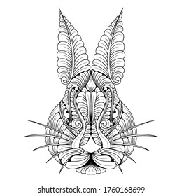 illustration of animal with a decorative style