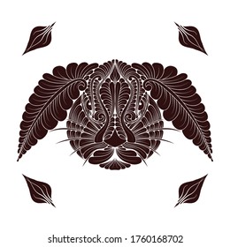 illustration of animal with a decorative style