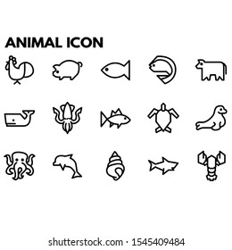 Illustration Of Animal Flat Icon