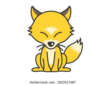 Illustration of an animal fox.