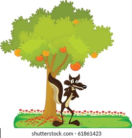 illustration of animal on a white background