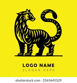 Illustration of an animal silhouette with a vector file
