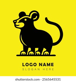 Illustration of an animal silhouette with a vector file
