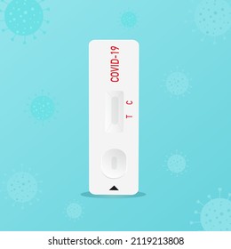 illustration Antigen test kits (ATK) for COVID-19