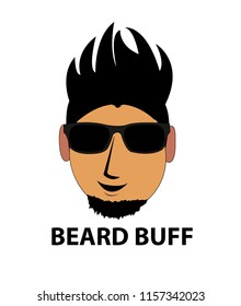 Illustration for anyone who likes beards, easily edited and customized, made in eps10 format