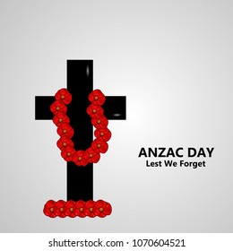 Illustration of Anzac Day background