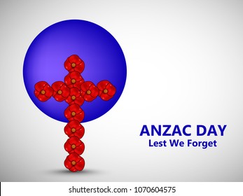 Illustration of Anzac Day background