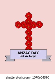 Illustration of Anzac Day background