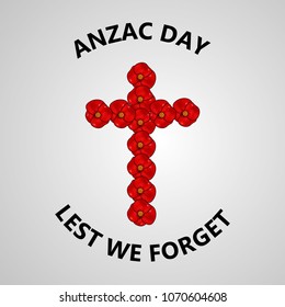 Illustration of Anzac Day background