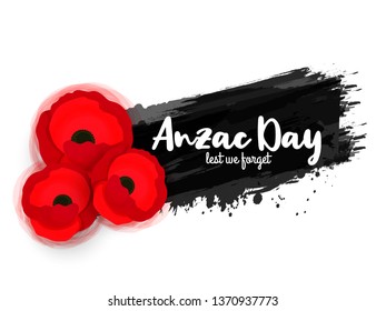 Illustration Of anzac Day Background.