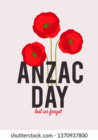 Illustration Of anzac Day Background.