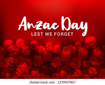 Illustration Of anzac Day Background.