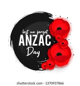 Illustration Of anzac Day Background.