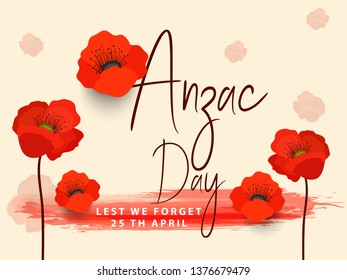 
Illustration Of Anzac Day Background.