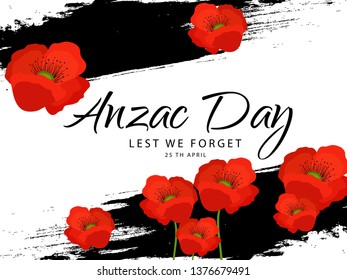 
Illustration Of Anzac Day Background.