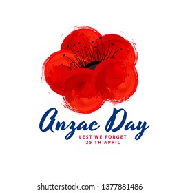 Illustration Of Anzac Day Background.