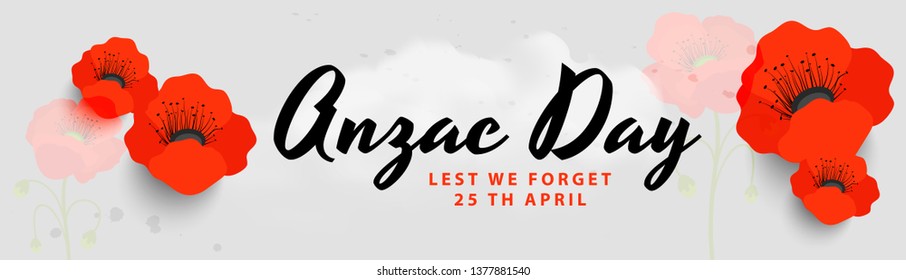 Illustration Of Anzac Day Background.