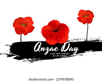 Illustration Of Anzac Day Background.
