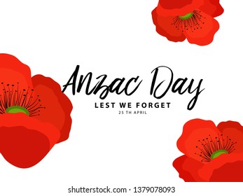 Illustration Of Anzac Day Background.