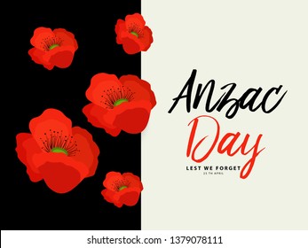 Illustration Of Anzac Day Background.