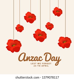 Illustration Of Anzac Day Background.