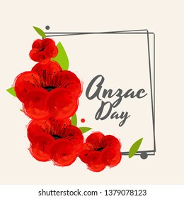 Illustration Of Anzac Day Background.