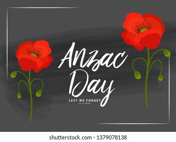 Illustration Of Anzac Day Background.