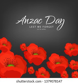 Illustration Of Anzac Day Background.