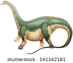 Illustration of an Apatosaurus