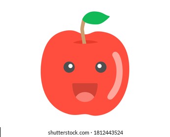 Illustration eines Apfelzeichens.