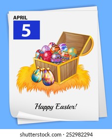 La ilustración del 5 de abril es Pascua
