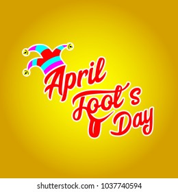 Illustration April fools day