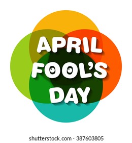 Illustration of April fool's day,first April.