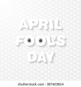 Illustration of April fool's day,first April.