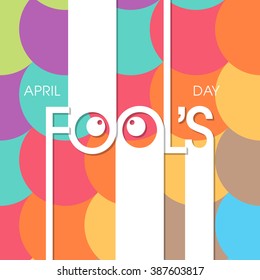 Illustration of April fool's day,first April.