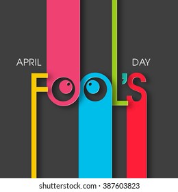 Illustration of April fool's day,first April.