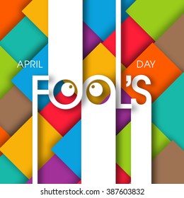 Illustration of April fool's day,first April.