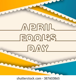 Illustration of April fool's day,first April.