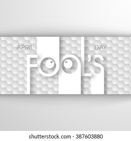 Illustration of April fool's day,first April.